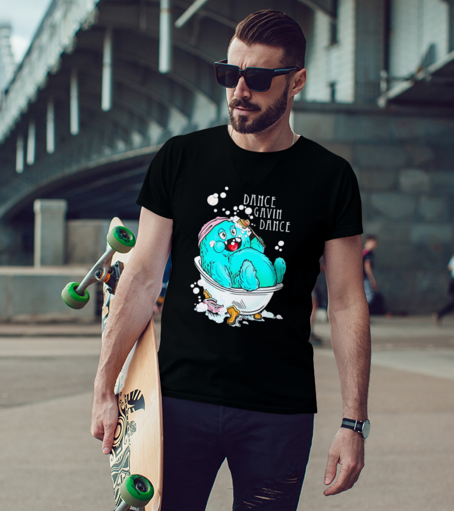 Dance Gavin Dance Band Happy Gobby In Bathtub T-Shirt