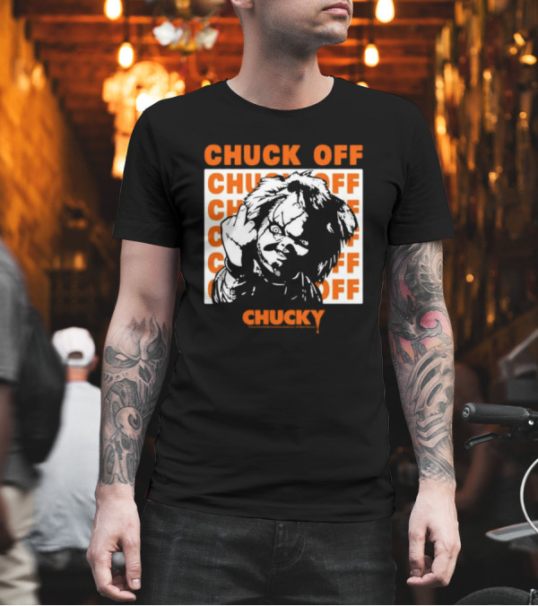 Chuck Off Chucky Horror Icon Society T-Shirt Chuck Off Chucky Horror Icon Society T-Shirt