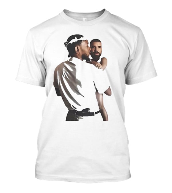 Kendrick Lamar Carrying Drake Rapper Stars Funny Image T-Shirt