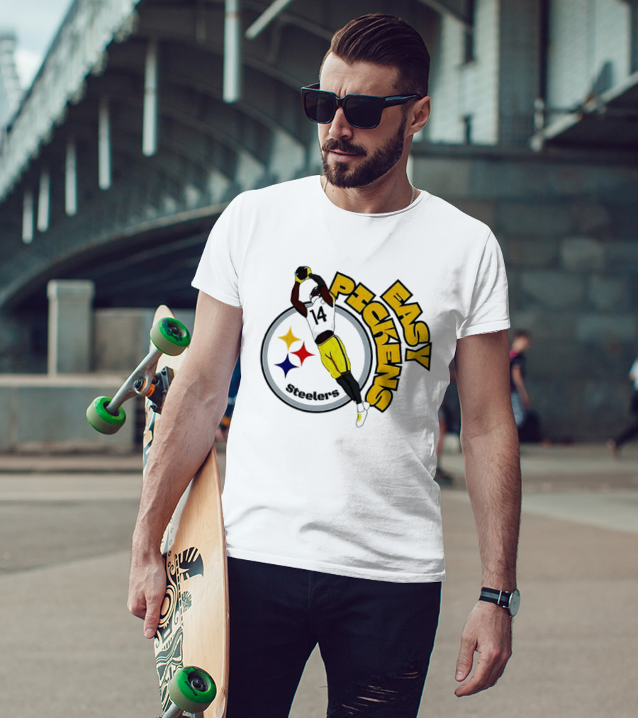 Easy Pickens Steelers Pittsburgh Football Dog Pet T-Shirt
