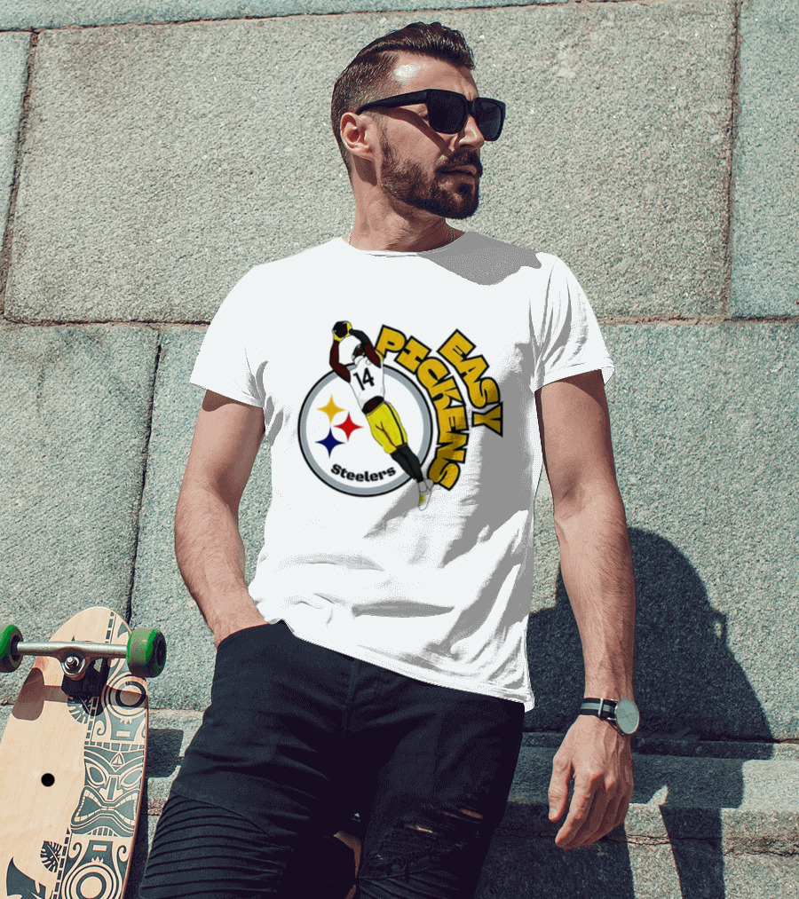Easy Pickens Steelers Pittsburgh Football Dog Pet T-Shirt