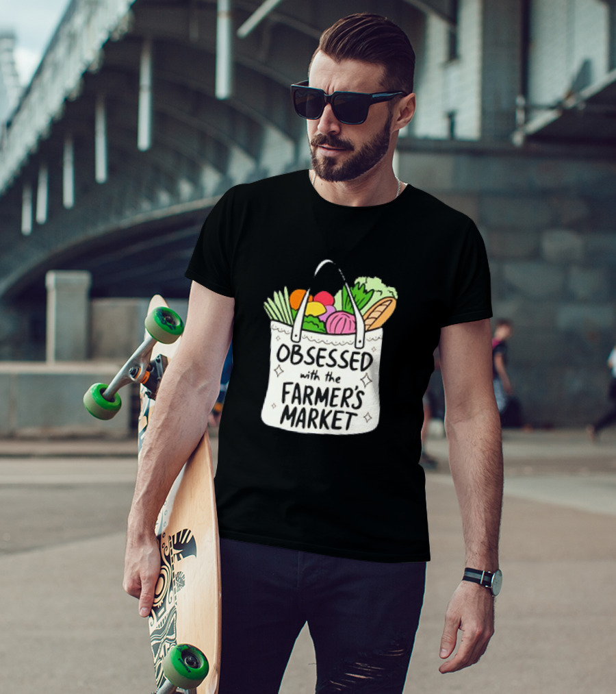 Obsessed With The Farmer’s Market Vegetables Tote Bag T-Shirt