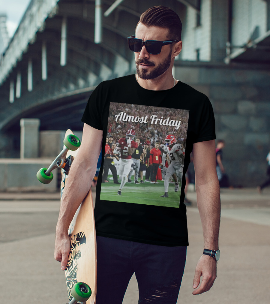 Almost Friday Ryan Williams Alabama Football Action T-Shirt