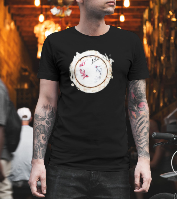 Mezak Harmony Koi Yin Yang Retro T-Shirt Mezak Harmony Koi Yin Yang Retro T-Shirt