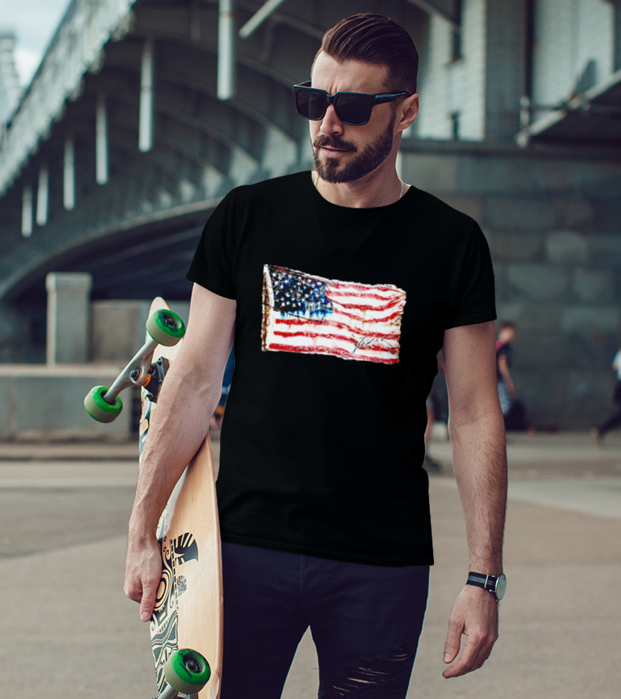 Mezak Art Old Glory US Flag Classic American T-Shirt
