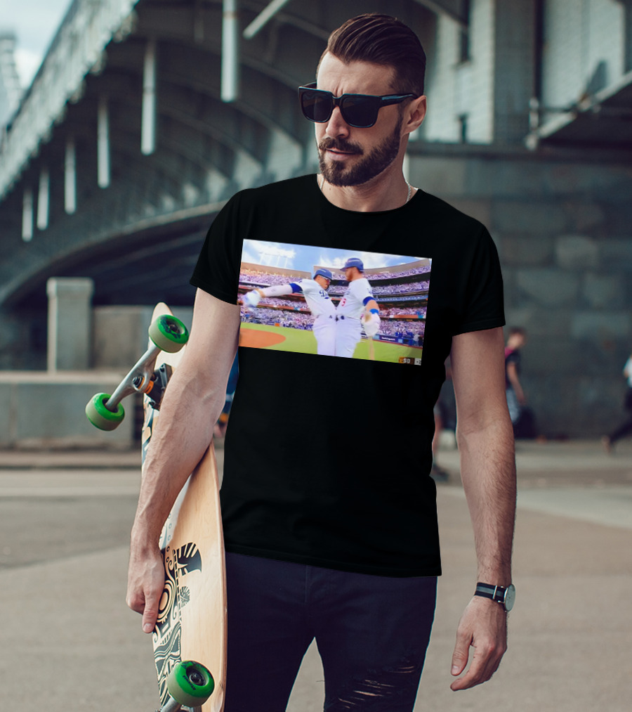 Kike Hernandez Gavin Lux Dodgers T-Shirt