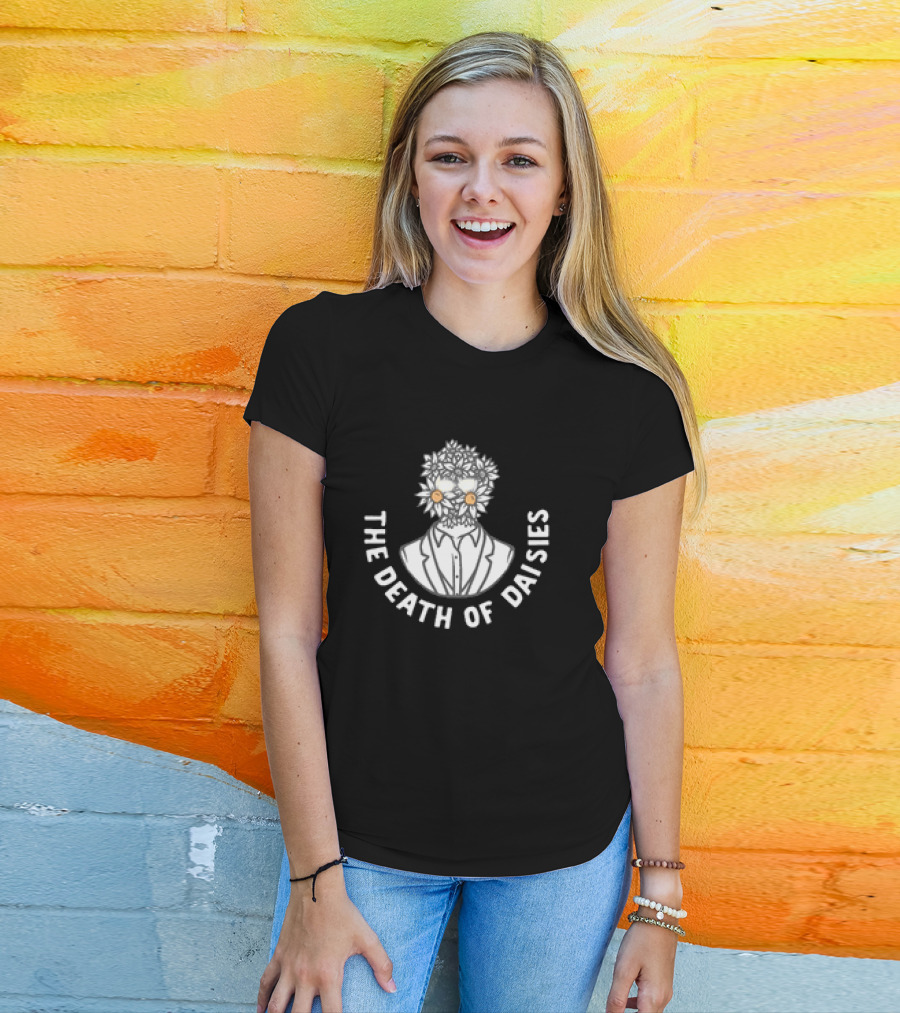Neoni The Death Of Daisies Flower-Faced Figure In Suit T-Shirt