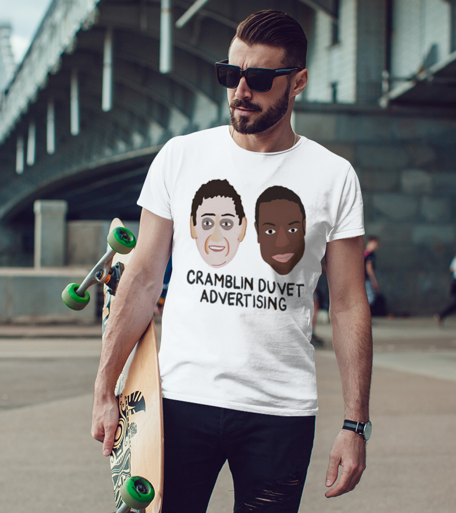 Cramblin Duvet Advertising Faces T-Shirt