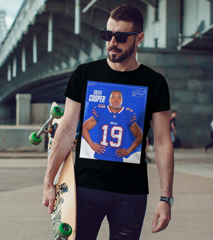 Amari Cooper Buffalo Bills NFL Football Player Card T-Shirt