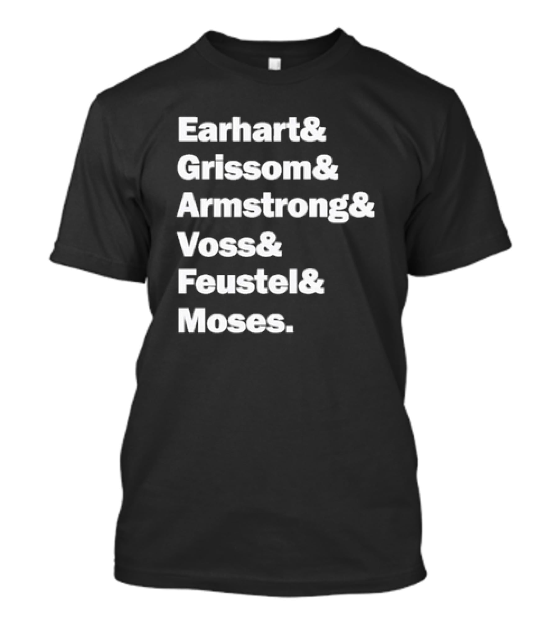 Purdue Boilermakers Mars Mission Earhart Grissom Armstrong Voss Feustel Moses T-Shirt