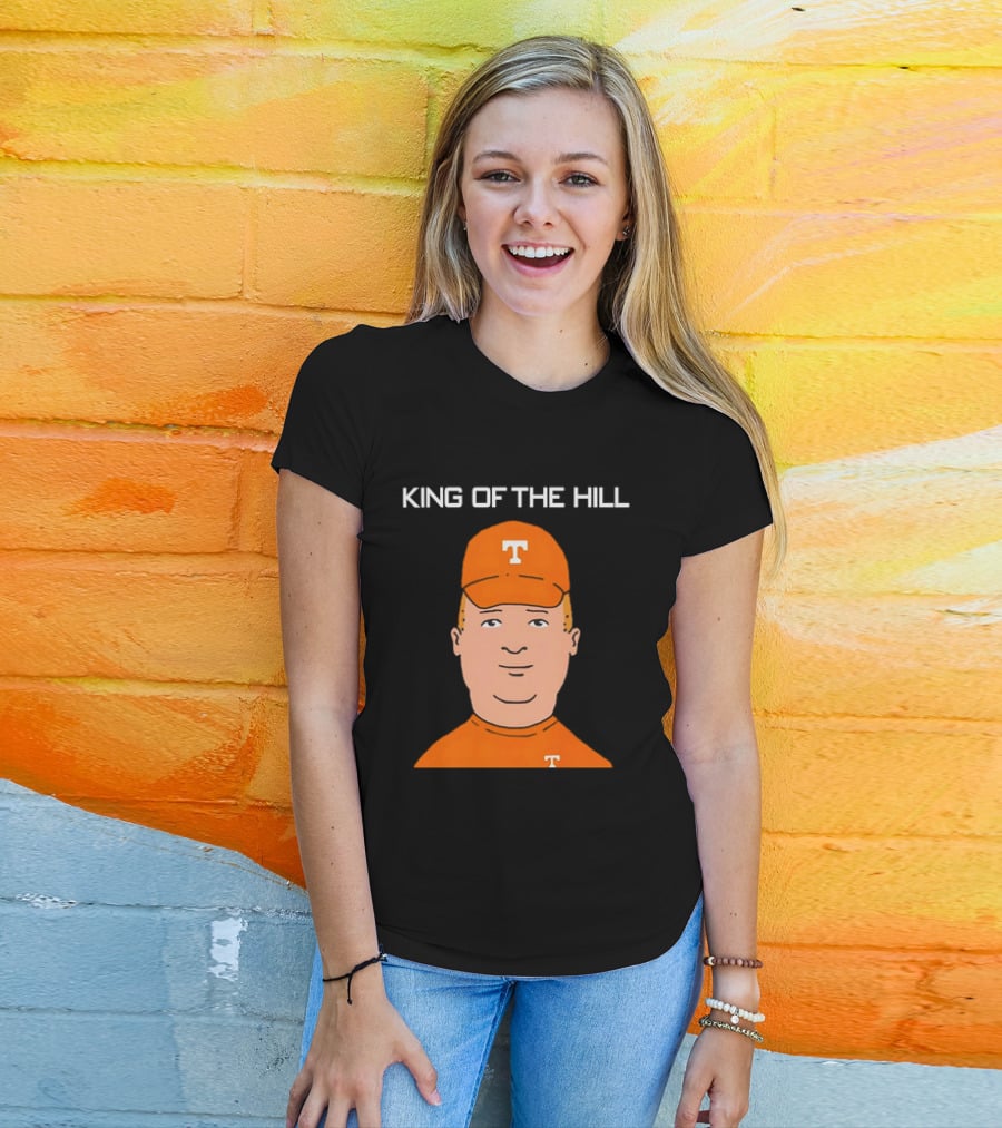Tennessee Volunteers King Of The Hill T Logo Cartoon T-Shirt