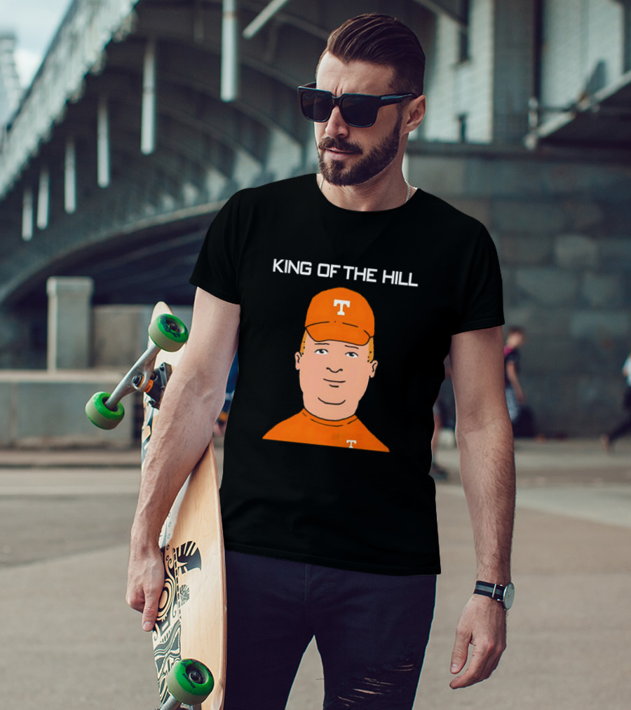 Tennessee Volunteers King Of The Hill T Logo Cartoon T-Shirt