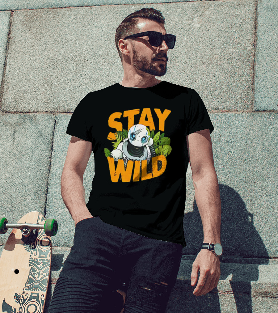 Stay Wild Roz The Wild Robot Jungle Adventure T-Shirt