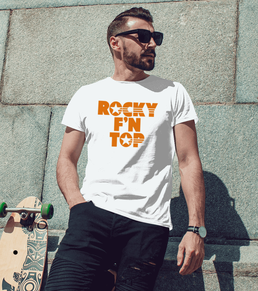Tennessee Volunteers Basketball Rocky F’n Top Star Stripes T-Shirt