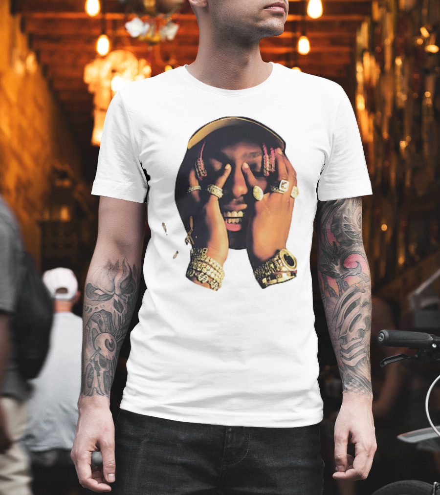Lil Yachty Rap Hip Hop Jewelry Face Expression T-Shirt
