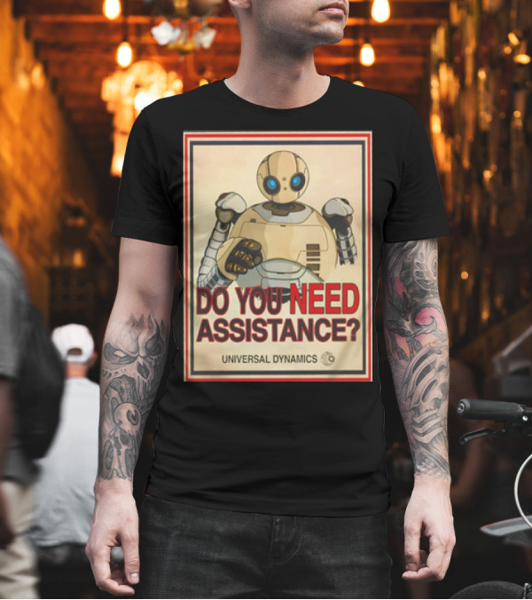 Roz The Wild Robot X Uncle Sam Do You Need Assistance Universal Dynamics T-Shirt Roz The Wild Robot X Uncle Sam Do You Need Assistance Universal Dynamics T-Shirt