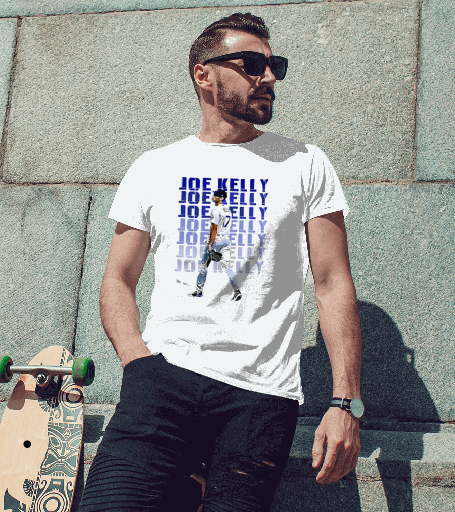 Joe Kelly Los Angeles Dodgers Baseball Player No. 17 T-Shirt