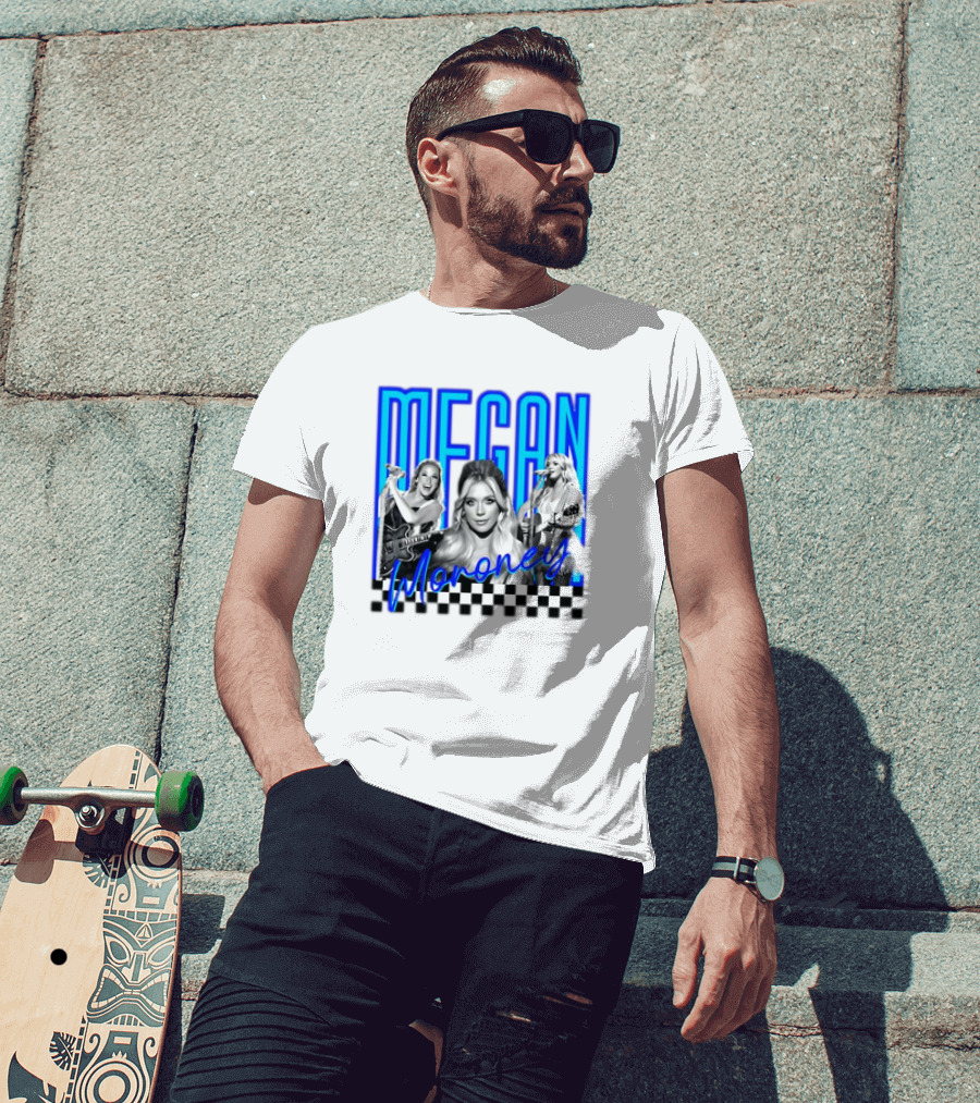 Megan Moroney Country Music Retro Checkered T-Shirt