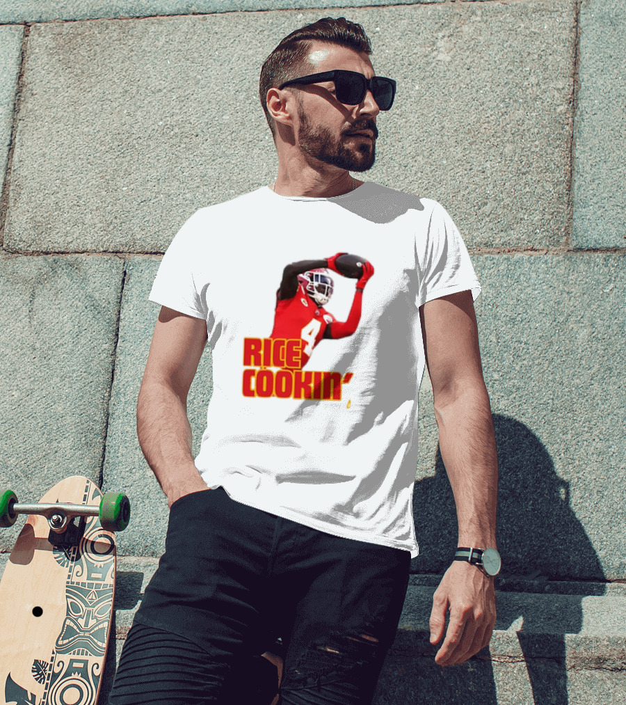 Rasheed Rice Cookin' Kansas City Chiefs Football WR1 T-Shirt