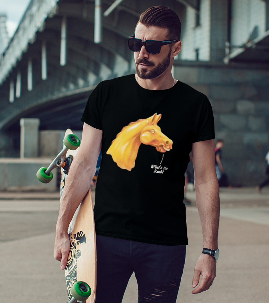 We Live In Time Carousel Horse What's The Rush T-Shirt