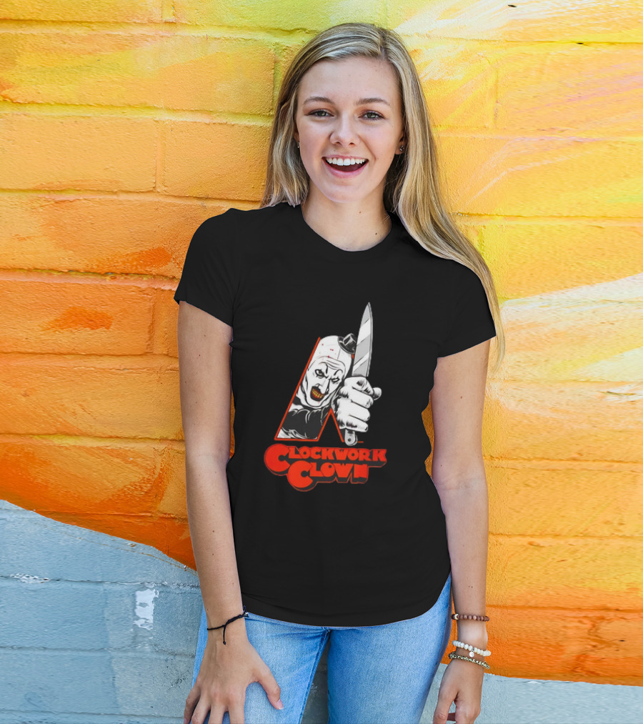 A Clockwork Clown Art The Clown The Terrifier Movies T-Shirt
