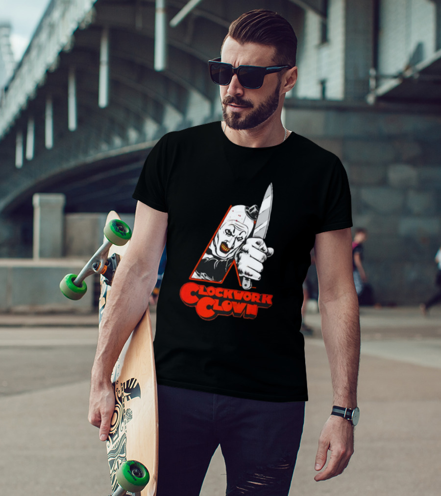 A Clockwork Clown Art The Clown The Terrifier Movies T-Shirt