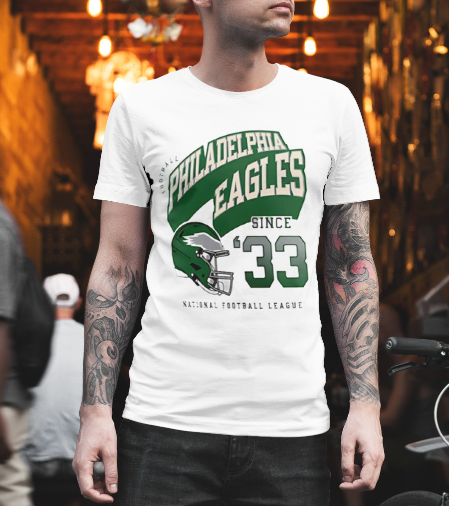 Philadelphia Eagles Football Since 1933 NFL National Football League T-Shirt