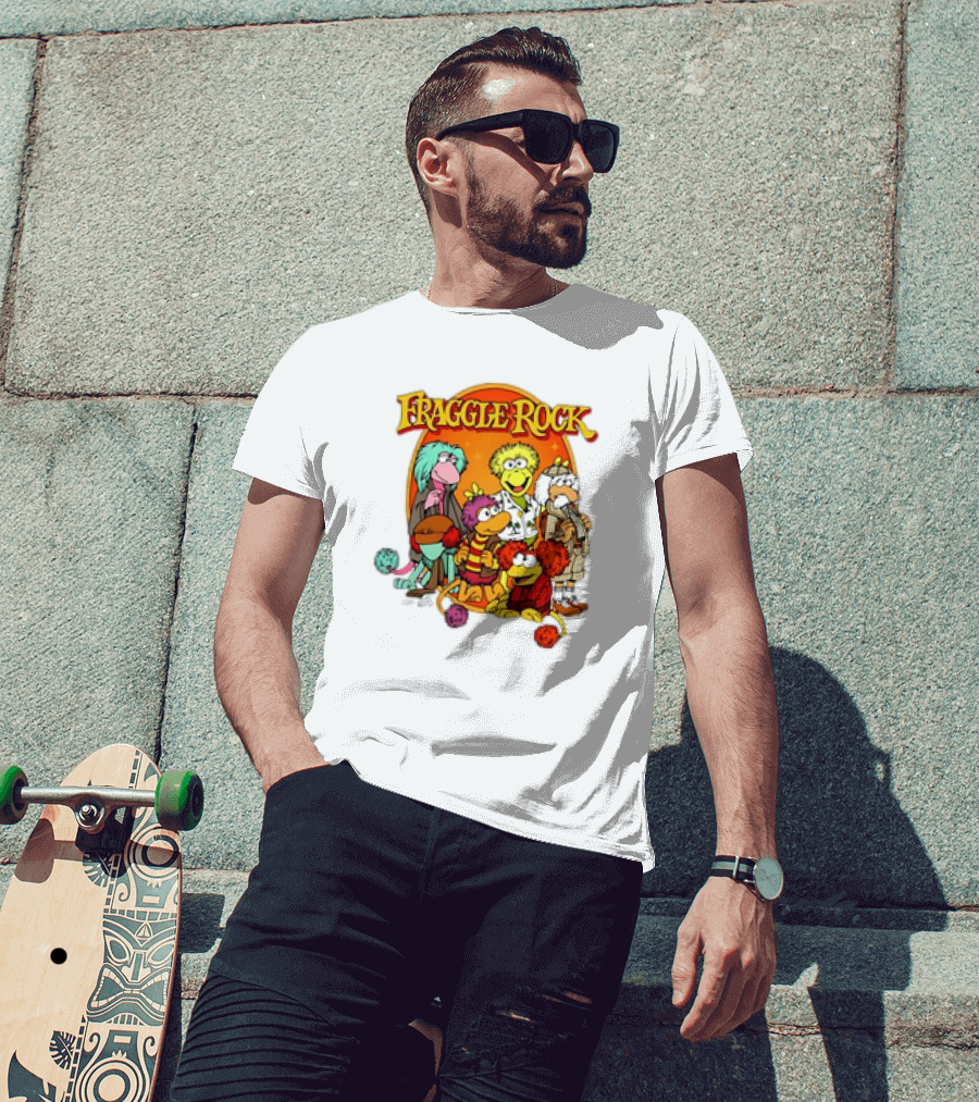Fraggle Rock Group Cartoon Characters T-Shirt