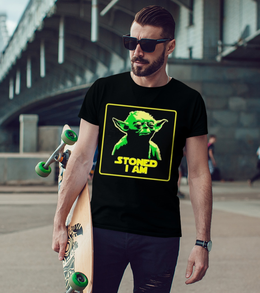 Star Wars Yoda Stoned I Am Jedi Master Meme T-Shirt