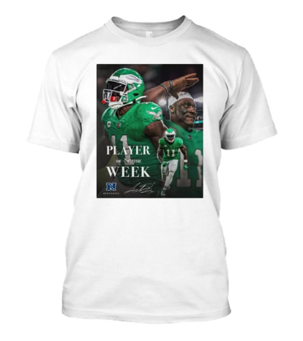 Arthur Juan Brown Philadelphia Eagles NFL Player Of The Week T-Shirt