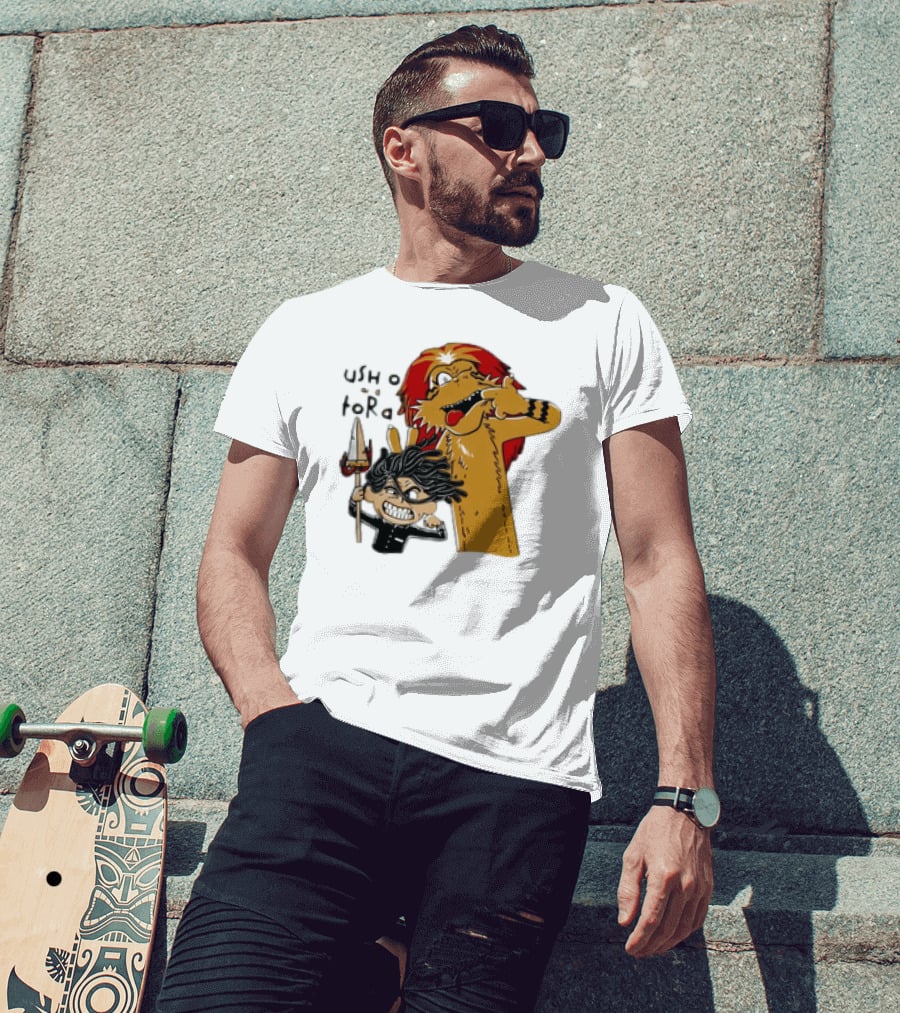 Ushio And Tora Calvin And Hobbes Mashup Tide And Tiger T-Shirt