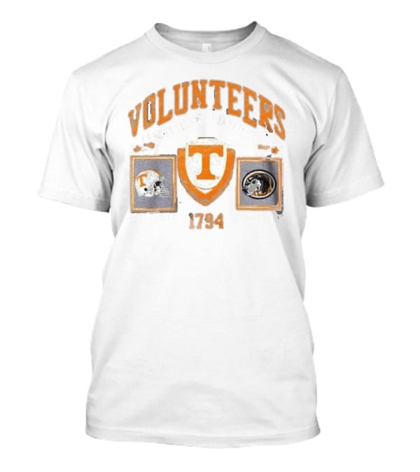 Volunteers Tennessee 1794 Knoxville ET Veritas Liberabit Football Helmet T-Shirt