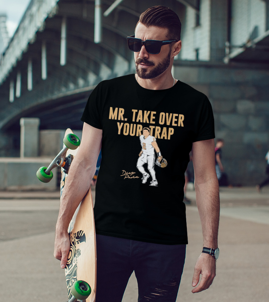 Diego Pavia Mr. Take Over Your Trap Football Player Number Two T-Shirt