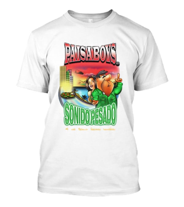 PAISABOYS SONIDO PESADO Al Mal Tiempo Buenas Cumbias T-Shirt
