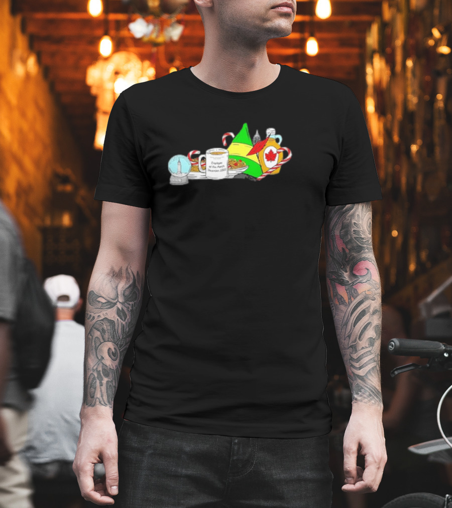 Elf-Tucky Kentucky Christmas Engulfed In Maple Syrup And Candy Canes T-Shirt
