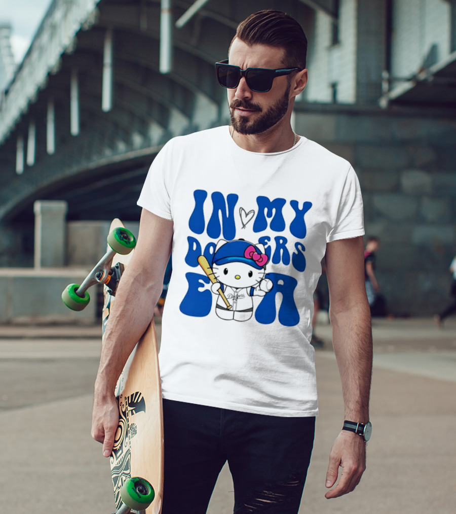 Hello Kitty Los Angeles Dodgers In My Dodgers Era T-Shirt