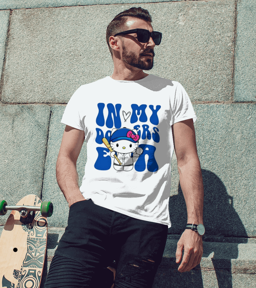 Hello Kitty Los Angeles Dodgers In My Dodgers Era T-Shirt