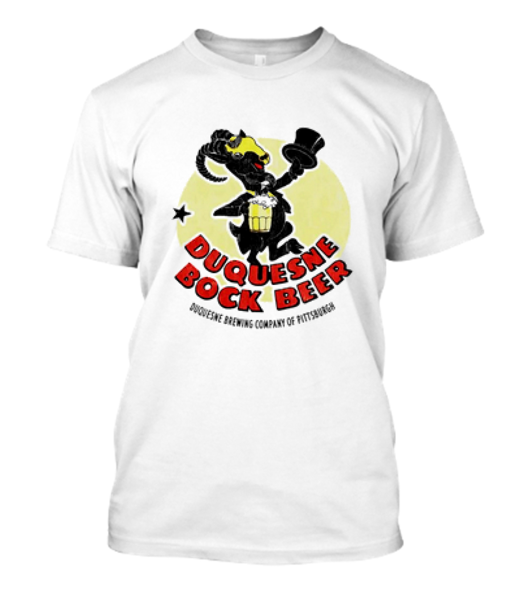 Duquesne Bock Beer Duquesne Brewing Company Of Pittsburgh Retro Ram T-Shirt