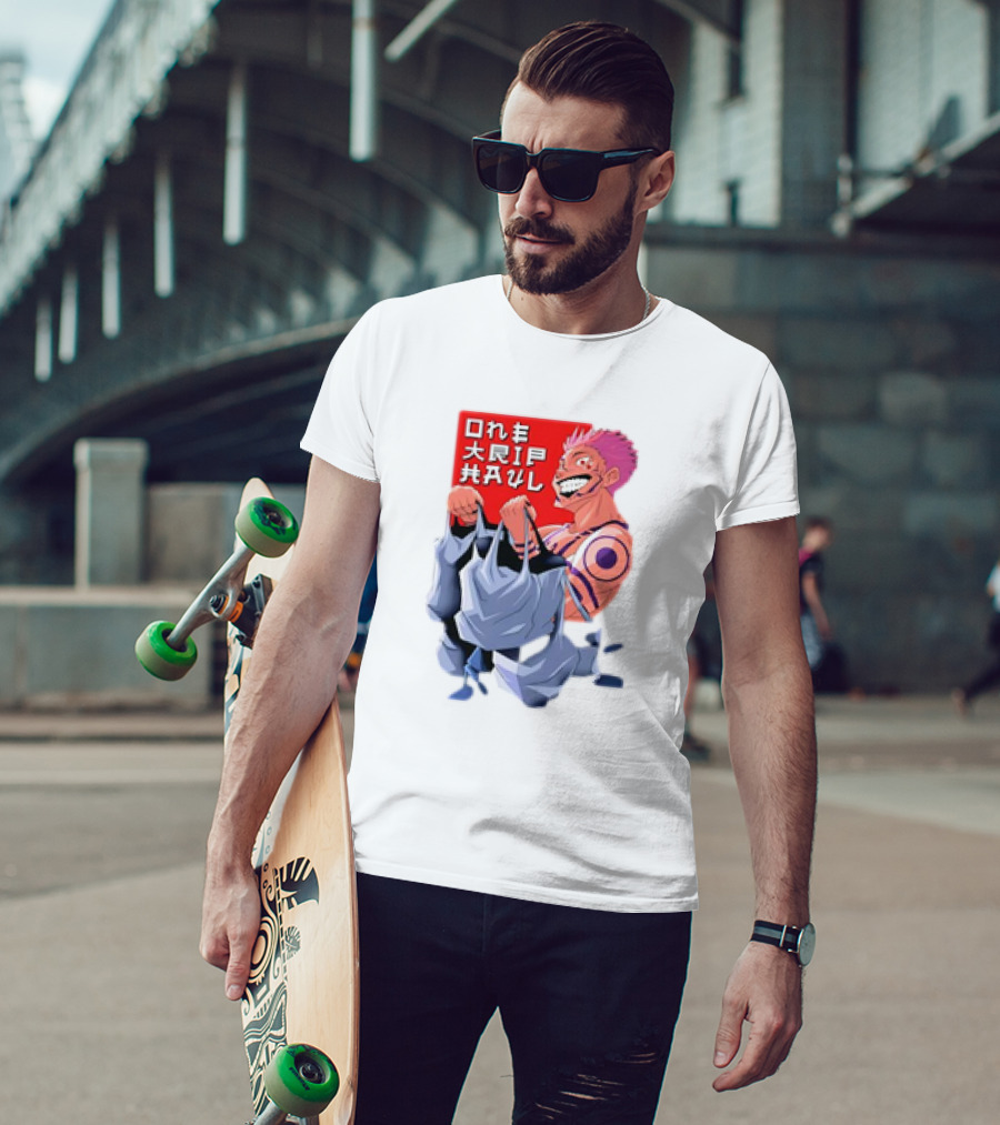 One Trip Haul Sukuna Gym Anime Character Carrying Bags T-Shirt