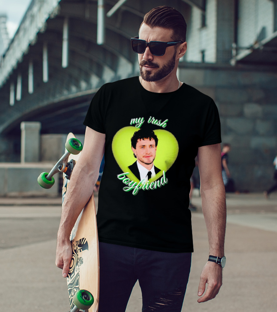 Paul Mescal My Irish Boyfriend Heart T-Shirt