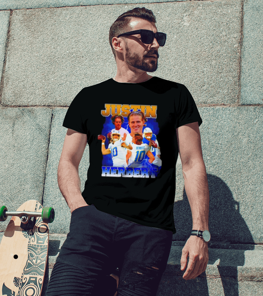 Justin Herbert Football Vintage T-Shirt
