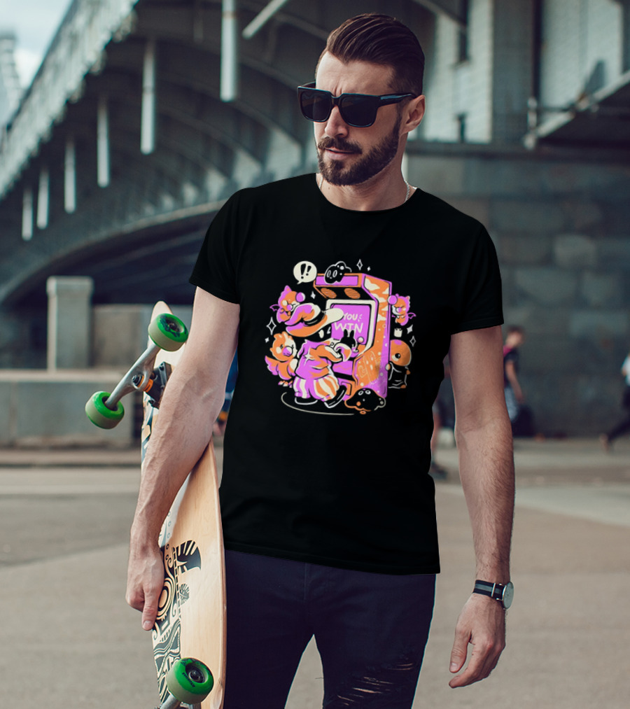 Arcade Adventure With Vivi And Friends Victory T-Shirt