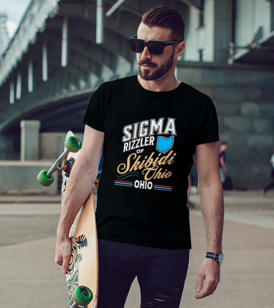 Sigma Rizzler Skibidi Ohio Map T-Shirt