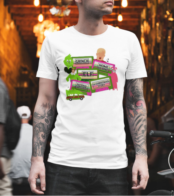 Grinch Home Alone Elf National Lampoon Christmas Story T-Shirt Grinch Home Alone Elf National Lampoon Christmas Story T-Shirt