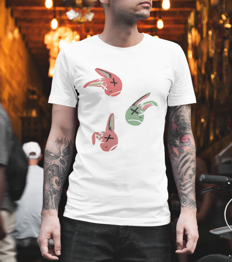 Lucky Rabbit Squad Duck Season Pastel Bunny Heads T-Shirt