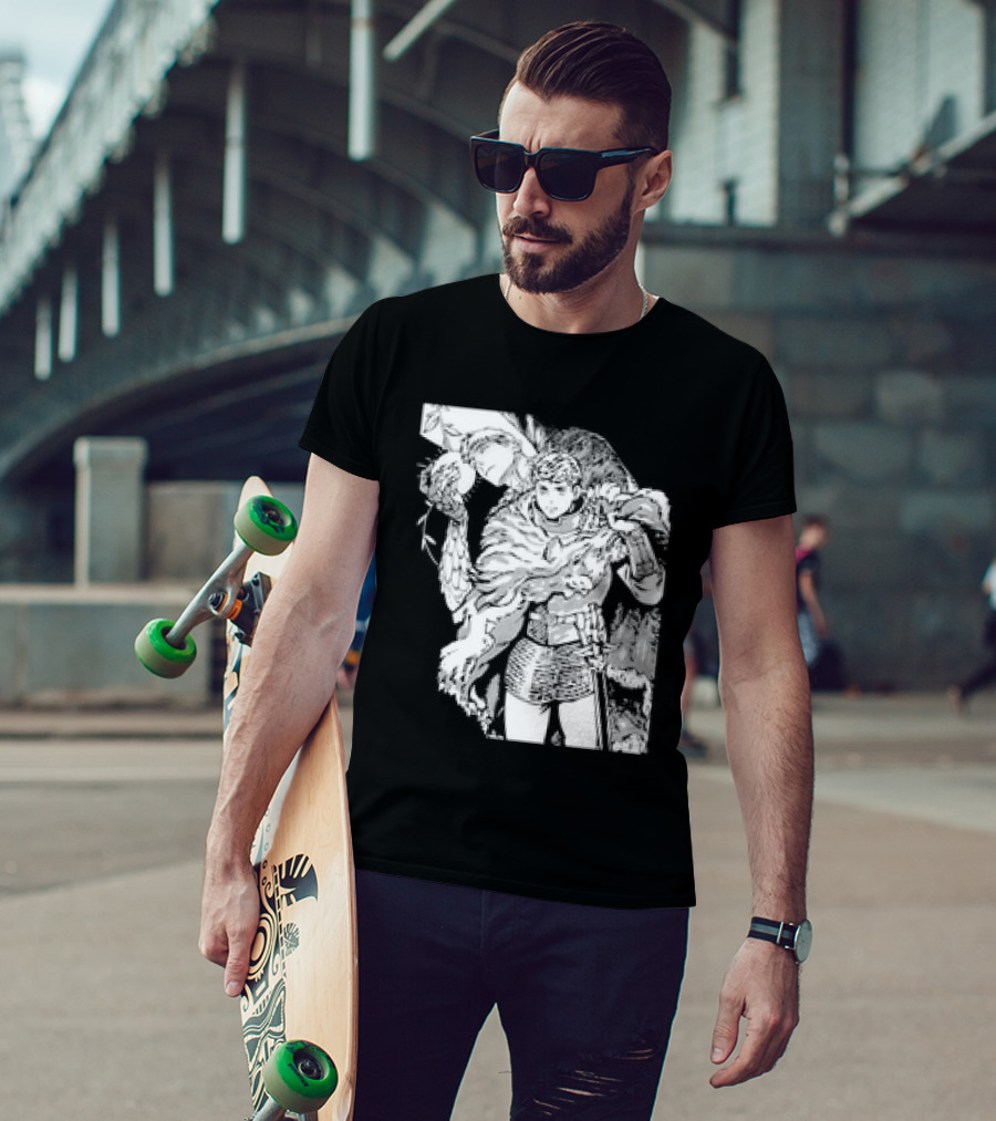Tasty In Dungeon Anime Knight Fantasy Adventure Scene T-Shirt