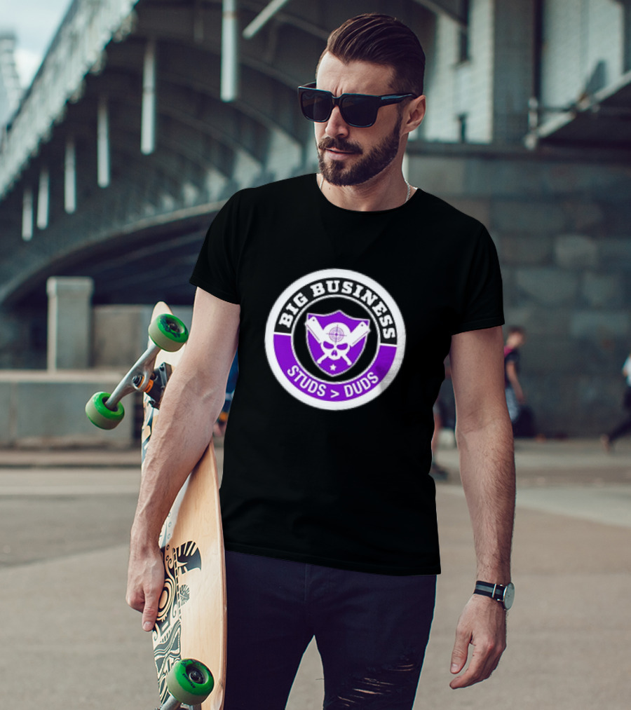 Brick City Boyz Big Business Studs Greater Than Duds Shield T-Shirt