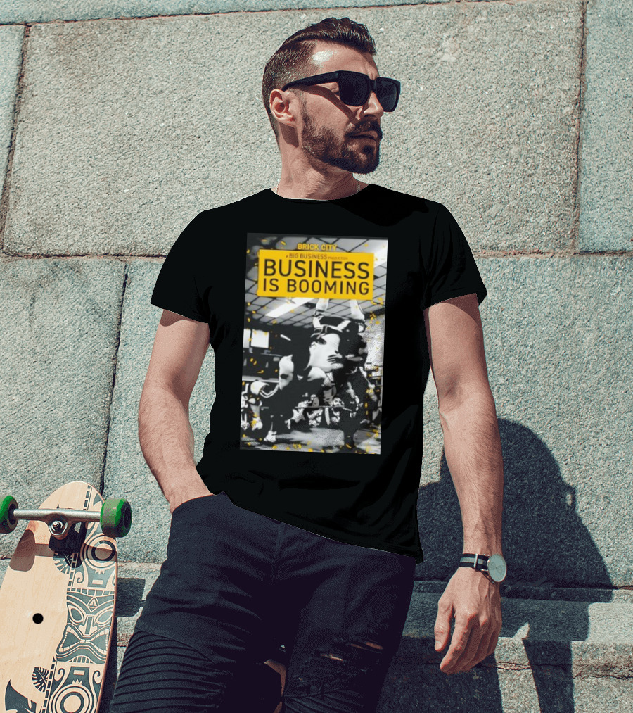 Brick City Business Is Booming Wrestling Action Scene T-Shirt