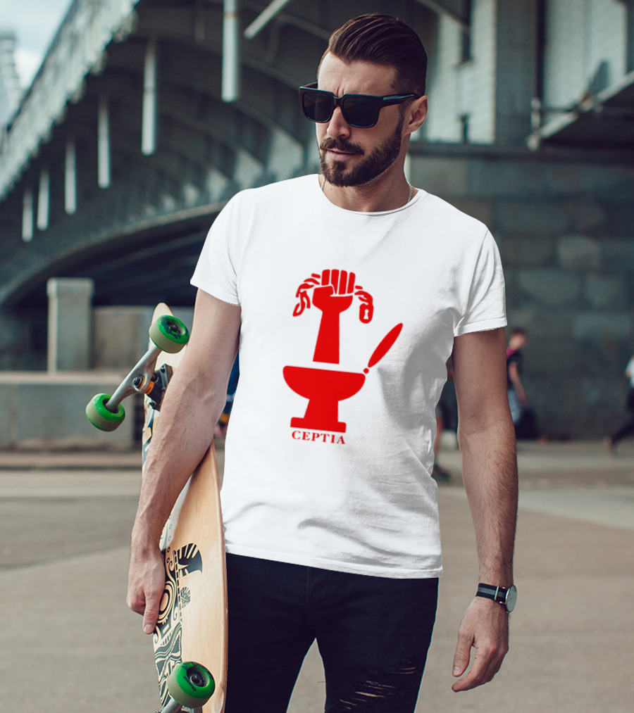 CEPTIA Committee To End Pay Toilets In America Red Fist And Toilet T-Shirt