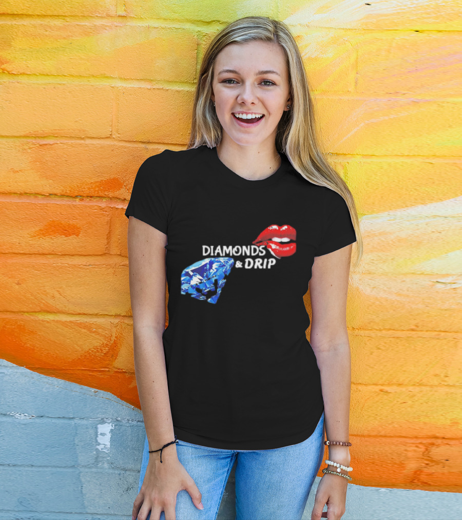 Diamonds And Drip Lips Of Seduction Classic T-Shirt